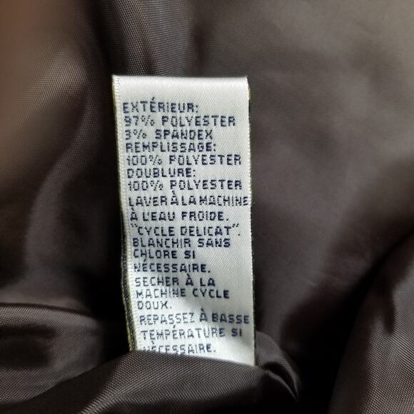 Allison Daley Brown Brushed Faux Suede Vest Lined 2 Zipper Pockets Size 24 W - Picture 5 of 5